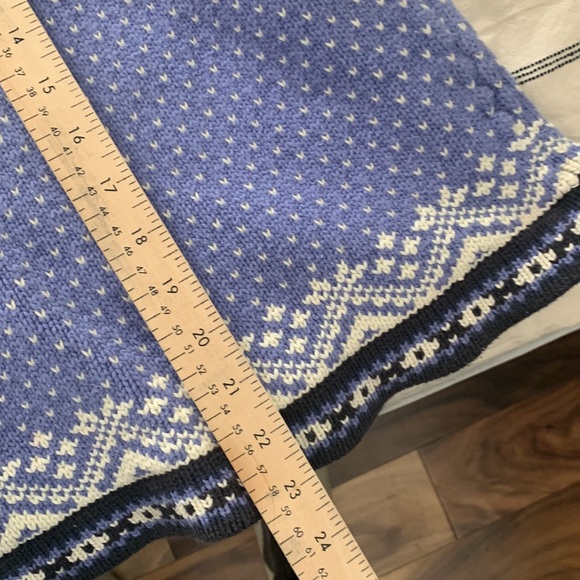 Vintage Eddie Bauer Front 1/2 Clasp Fair Isle‎ Pullover Knitted Sweater. … - Picture 7 of 11